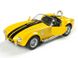 Іграшкова металева машинка Kinsmart Ford Shelby Cobra 427 S/C 1965 жовтий KT5322WY фото 2