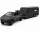 Іграшкова машинка Tesla Cybertruck з квадроциклом та туристичним причепом 1:36 Автопром AP74227 темно-сіра AP74227DG фото 1