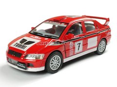 Kinsmart Mitsubishi Lancer Evolution VII WRC червоний