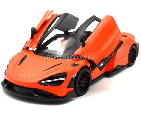 Игрушечная металлическая машинка McLaren 765LT Автопром 68276 1:24 оранжевая 68276A фото