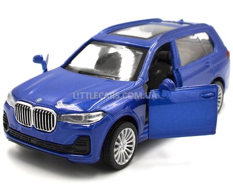 Модель машини BMW X7 Автопром 4352 1:44 синя 4352B фото
