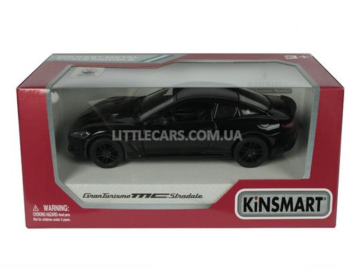 Іграшкова металева машинка Kinsmart Maserati GranTurismo MC Stradale чорний KT5395WBL фото