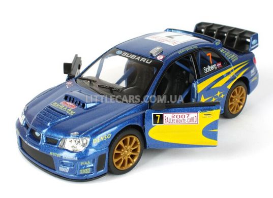 Металлическая модель машины Kinsmart Subaru Impreza WRC 2007 синяя KT5328WB фото