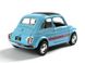 Іграшкова металева машинка Kinsmart Fiat 500 блакитний KT5004WLB фото 3