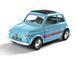Іграшкова металева машинка Kinsmart Fiat 500 блакитний KT5004WLB фото 1