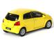 Іграшкова металева машинка Welly Toyota Yaris жовта 42396CWY фото 3