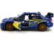 Іграшкова металева машинка Kinsmart Subaru Impreza WRC 2007 синя KT5328WB фото 3