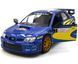 Іграшкова металева машинка Kinsmart Subaru Impreza WRC 2007 синя KT5328WB фото 2