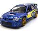 Іграшкова металева машинка Kinsmart Subaru Impreza WRC 2007 синя KT5328WB фото 1