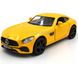 Іграшкова металева машинка Mercedes-Benz AMG GT 2017 1:38 RMZ City 554988 жовтий 554988Y фото 1