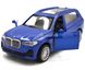 Модель машины BMW X7 Автопром 4352 1:44 синяя 4352B фото 2