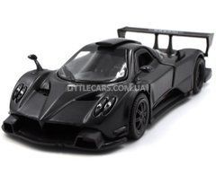 Іграшкова металева машинка Pagani Zonda R 1:39 RMZ City 554075M чорна матова 554075MBL фото