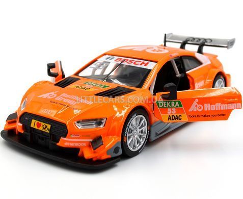 Моделька машини Audi RS 5 DTM Автопром 68448 1:32 помаранчева 68448O фото