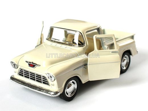 Іграшкова металева машинка Kinsmart Chevrolet Chevy Stepside Pick-UP білий KT5330WW фото