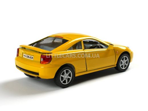 Іграшкова металева машинка Kinsmart Toyota Celica жовта KT5038WY фото