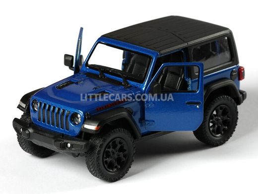 Іграшкова металева машинка Kinsmart Jeep Wrangler синій KT5412WBB фото