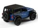 Металлическая модель машины Kinsmart Jeep Wrangler синий KT5412WBB фото 3