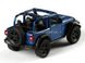 Іграшкова металева машинка Kinsmart Jeep Wrangler Cabrio синій KT5412WAB фото 3