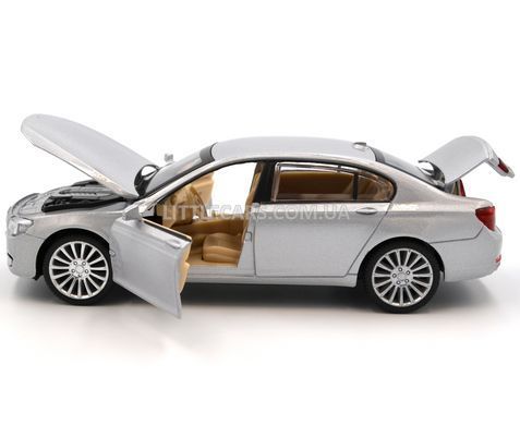 Іграшкова металева машинка BMW 7 Series F02 (760Li) 1:34 Автопром 68340 сіра 68340LG фото