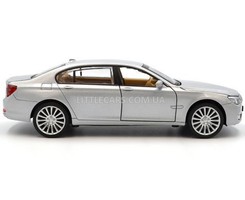Іграшкова металева машинка BMW 7 Series F02 (760Li) 1:34 Автопром 68340 сіра 68340LG фото