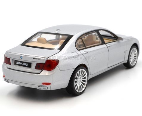 Іграшкова металева машинка BMW 7 Series F02 (760Li) 1:34 Автопром 68340 сіра 68340LG фото