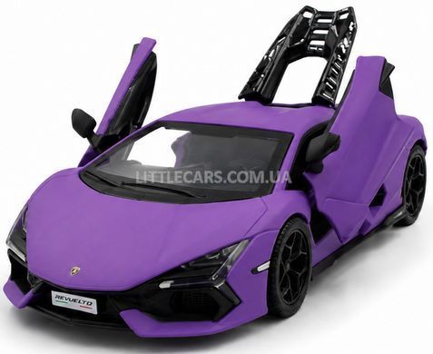 Іграшкова металева машинка Lamborghini Revuelto 1:33 Автопром 68737 фіолетова 68737(OP) фото