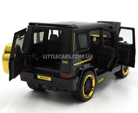 Іграшкова металева машинка Mercedes-Benz G-Wagen 65 AMG Brabus Автопром AP7719 чорний AP7719BL фото
