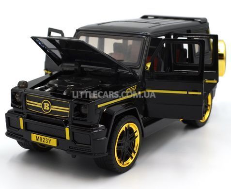 Іграшкова металева машинка Mercedes-Benz G-Wagen 65 AMG Brabus Автопром AP7719 чорний AP7719BL фото