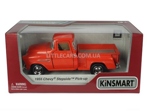 Моделька машины Kinsmart Chevrolet Chevy Stepside Pick-UP оранжевый KT5330WO фото