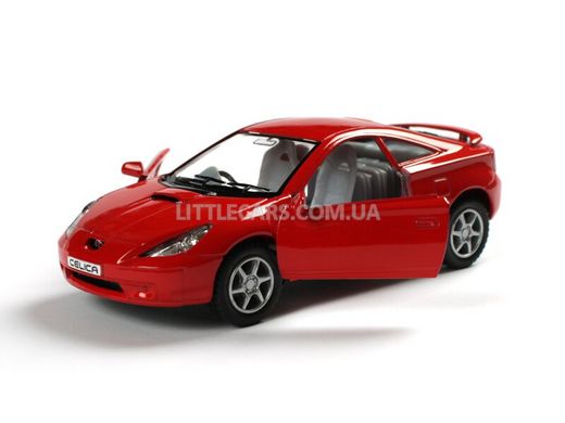 Металлическая модель машины Kinsmart Toyota Celica красная KT5038WR фото