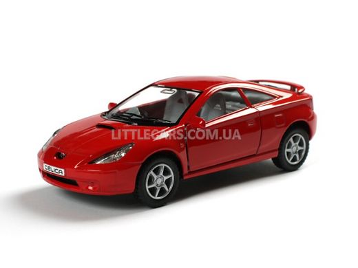 Іграшкова металева машинка Kinsmart Toyota Celica червона KT5038WR фото