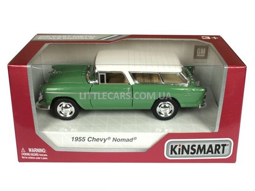 Моделька машины Kinsmart Chevrolet Chevy Nomad 1955 зеленый KT5331WGN фото