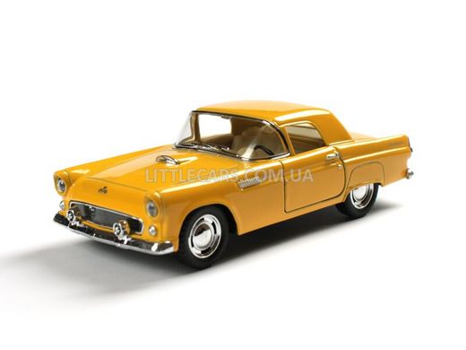 Іграшкова металева машинка Kinsmart Ford Thunderbird 1955 жовтий KT5319WY фото
