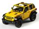 Іграшкова металева машинка Kinsmart Jeep Wrangler Cabrio жовтий KT5412WAY фото 1