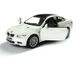 Металлическая модель машины Kinsmart BMW M3 Coupe белый KT5348WW фото 2