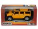Іграшкова металева машинка Kinsmart Hummer H2 2008 SUV 1:32 жовтий KT7006WY фото 4
