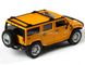 Іграшкова металева машинка Kinsmart Hummer H2 2008 SUV 1:32 жовтий KT7006WY фото 3