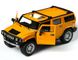 Іграшкова металева машинка Kinsmart Hummer H2 2008 SUV 1:32 жовтий KT7006WY фото 2