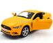 Іграшкова металева машинка Ford Mustang 2015 1:38 RMZ City 554029 жовтий матовий 554029MY фото 2
