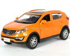 Металлическая модель машины Автопром Kia Sportage 1:39 оранжевый 4341O фото