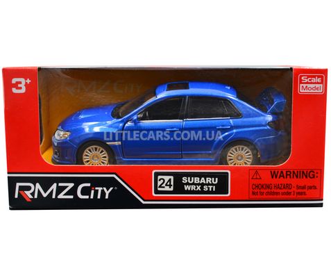 Іграшкова металева машинка Subaru Impreza WRX STI 1:37 RMZ City 554009 синій 554009B фото