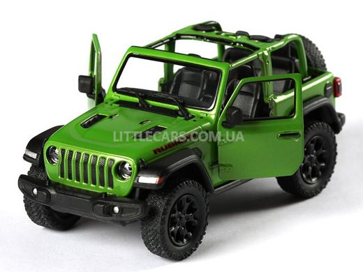 Металлическая модель машины Kinsmart Jeep Wrangler Cabrio зеленый KT5412WAGN фото
