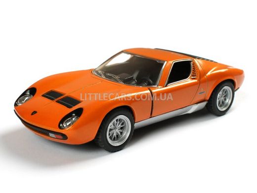 Металлическая модель машины Kinsmart Lamborghini Miura P400 SV 1971 оранжевая KT5390WO фото