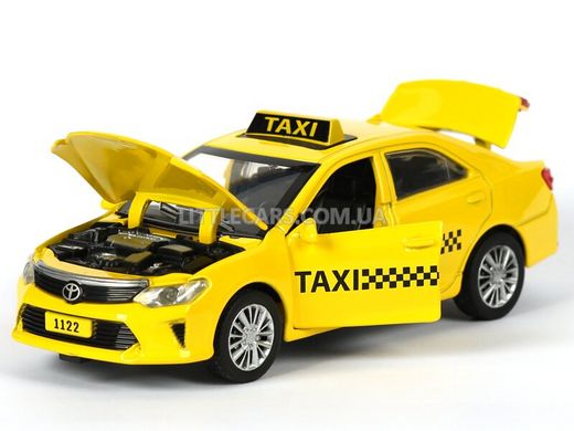 Металлическая модель машины Автопром Toyota Camry Taxi Такси 7843Y фото
