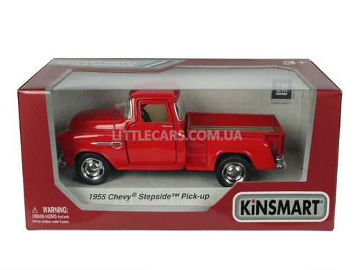 Іграшкова металева машинка Kinsmart Chevrolet Chevy Stepside Pick-UP червоний KT5330WR фото