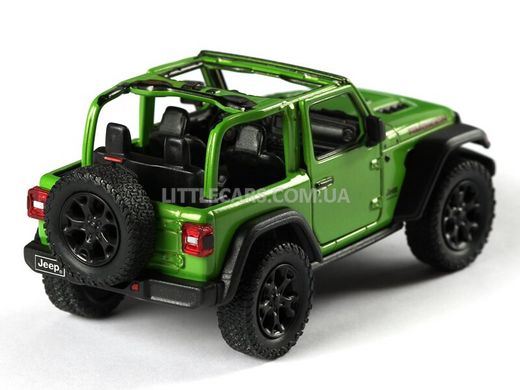 Металлическая модель машины Kinsmart Jeep Wrangler Cabrio зеленый KT5412WAGN фото