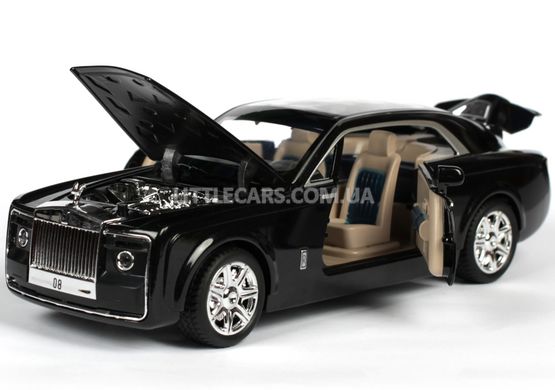 Металлическая модель машины Автопром Rolls-Royce Sweptail 1:26 черный 7693BL фото