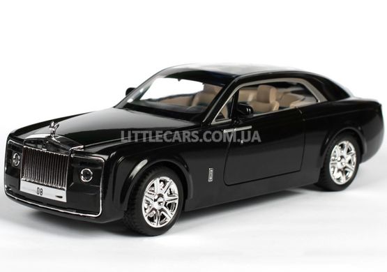 Іграшкова металева машинка Автопром Rolls-Royce Sweptail 1:26 чорний 7693BL фото