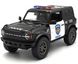 Поліцейська металева машинка Ford Bronco 2022 1:34 Kinsmart KT5438W чорний KT5438WP фото 1