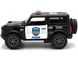 Поліцейська металева машинка Ford Bronco 2022 1:34 Kinsmart KT5438W чорний KT5438WP фото 3
